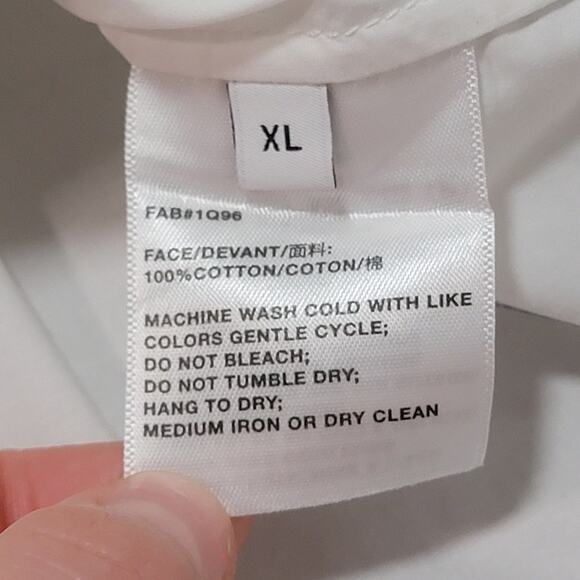 Lafayette 148 New York Button Up Shirt Size XL Geometric Art Print Boho Modern - Picture 4 of 6